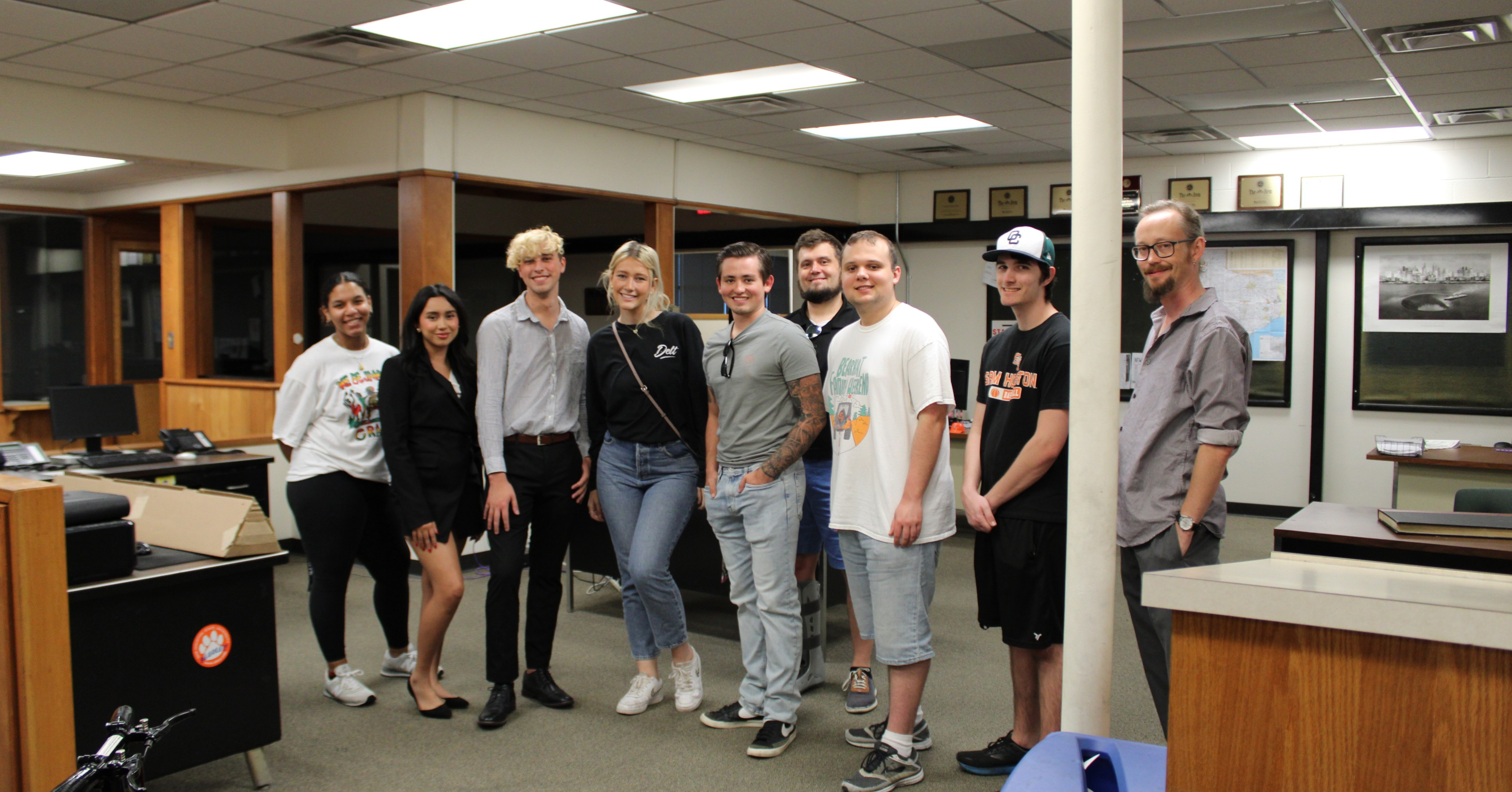 SHSU Society of Professional Journalists Group Photo